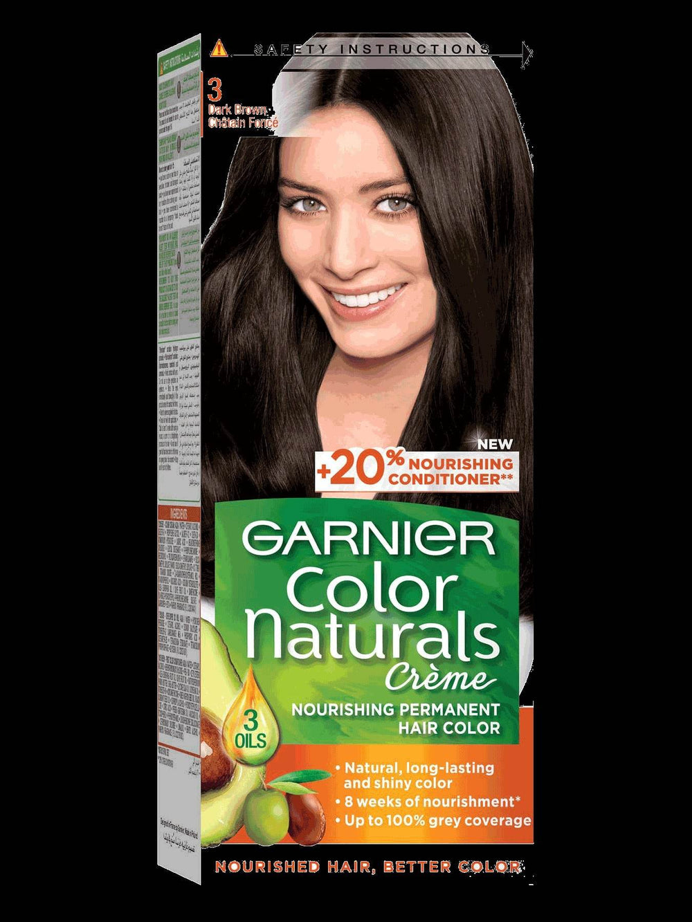 Garnier Color 3 Natural Dark Brown - YehChez.pk