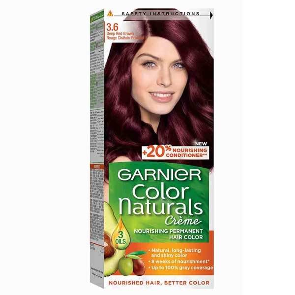 Garnier Hair Color 3.6 Deep Red Brown - YehChez.pk