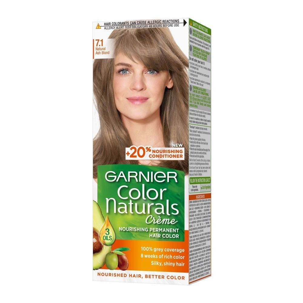 Garnier Hair Color 7.1 Natural Ash Blonde - YehChez.pk