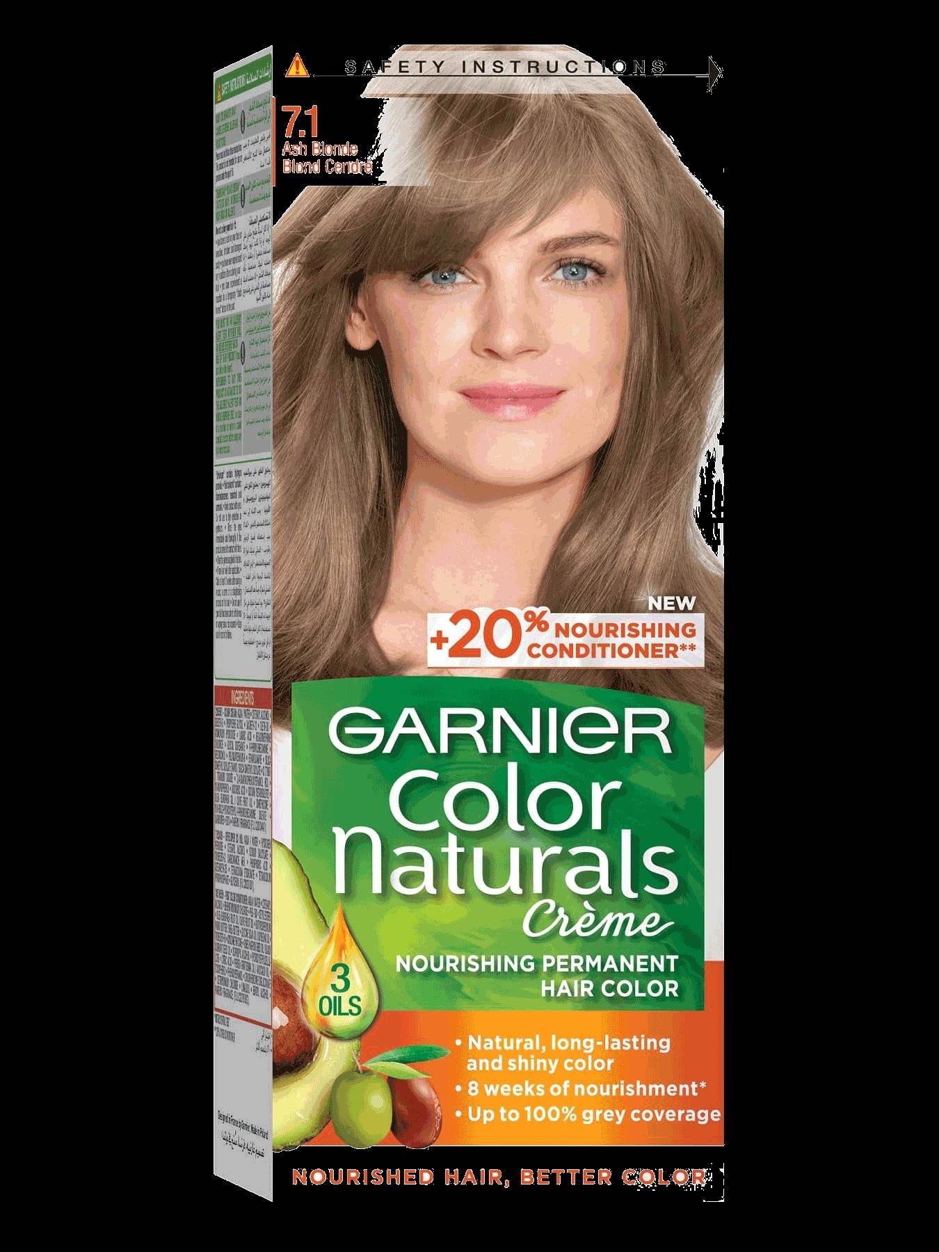 Garnier Hair Color 7.1 Natural Ash Blonde - YehChez.pk