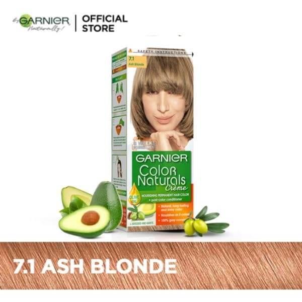 Garnier Hair Color 7.1 Natural Ash Blonde - YehChez.pk