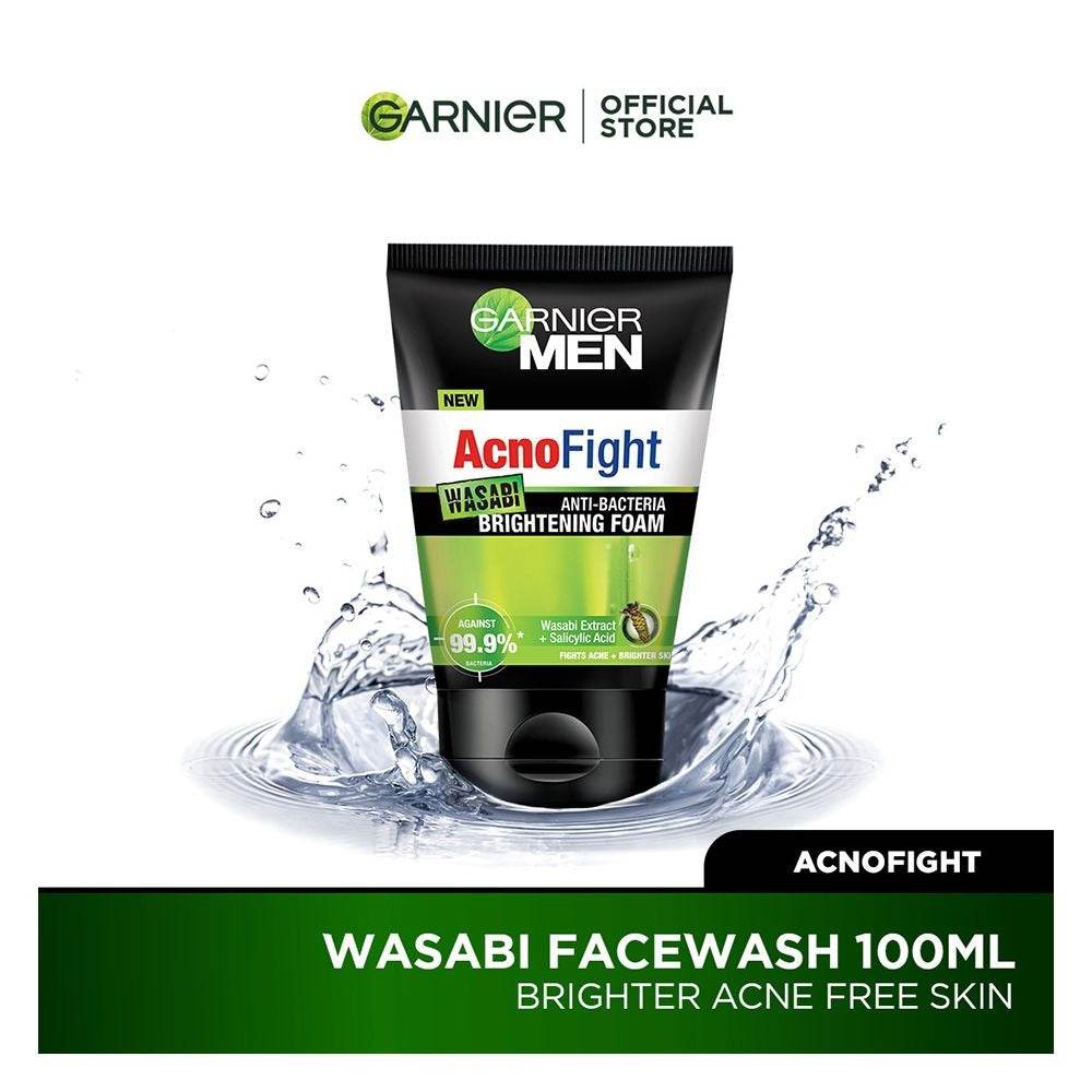 Garnier Face Wash Acno Fight Wasabi 100ml Pk - YehChez.pk