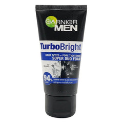 Garnier Face Wash Turbo Bright Super Duo Foam 100Gm - YehChez.pk