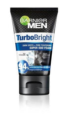 Garnier Face Wash Turbo Bright Super Duo Foam 100Gm - YehChez.pk
