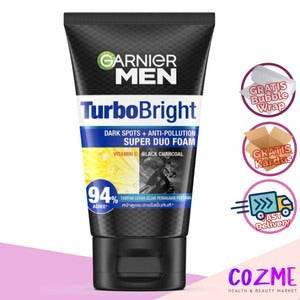 Garnier Face Wash Turbo Bright Super Duo Foam Vitamin C 100Gm - YehChez.pk