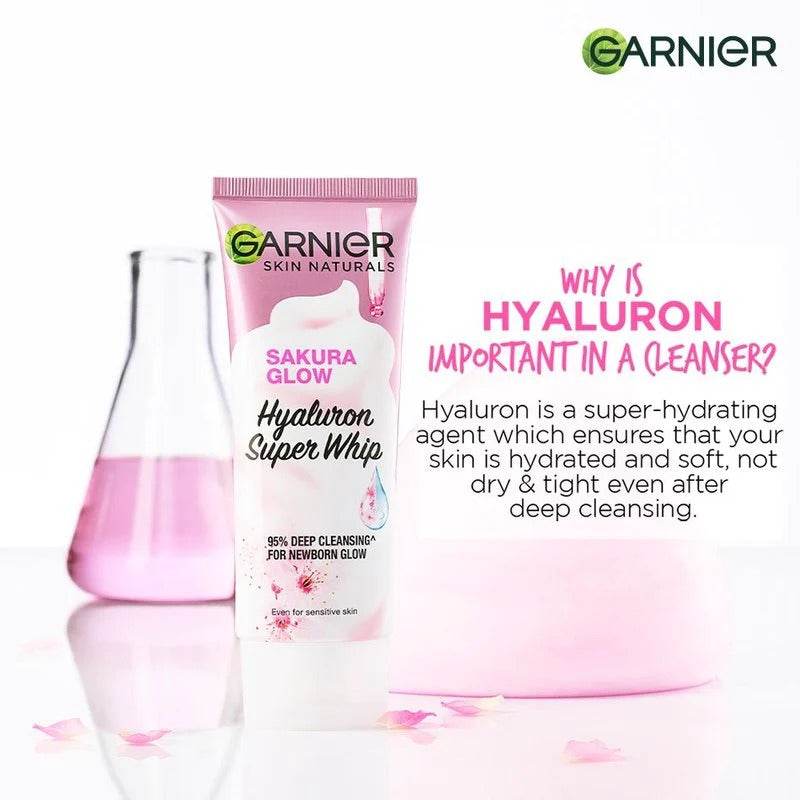 Garnier Hyaluron Super Whip Face Wash 100ml - YehChez.pk