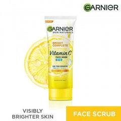 Garnier Bright Complete Vitamin C Face Wash Scrub 100ml - YehChez.pk