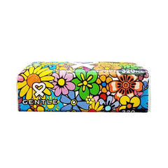 Multicolor floral tissue box cover, 'GENTLE', 320 tissues capacity