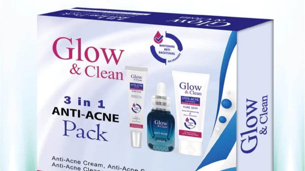 Glow & Clean 3 in 1 Anti Acne Pack - YehChez.pk