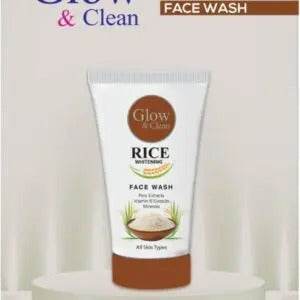 Glow & Clean Face Wash Rice Whitening 120ml - YehChez.pk