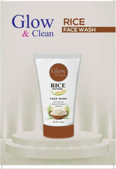 Glow & Clean Face Wash Rice Whitening 120ml - YehChez.pk