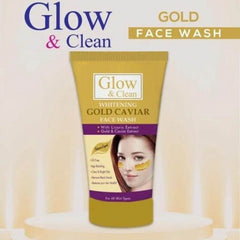 Glow & Clean Face Wash Whitening Gold Caviar 120ml - YehChez.pk