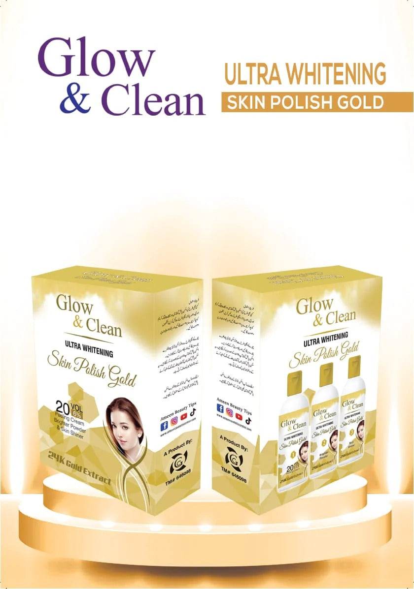 Glow & Clean Skin Polish Gold - YehChez.pk