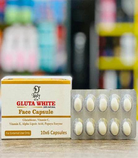 Gluta White Capsule Face Whitening - YehChez.pk