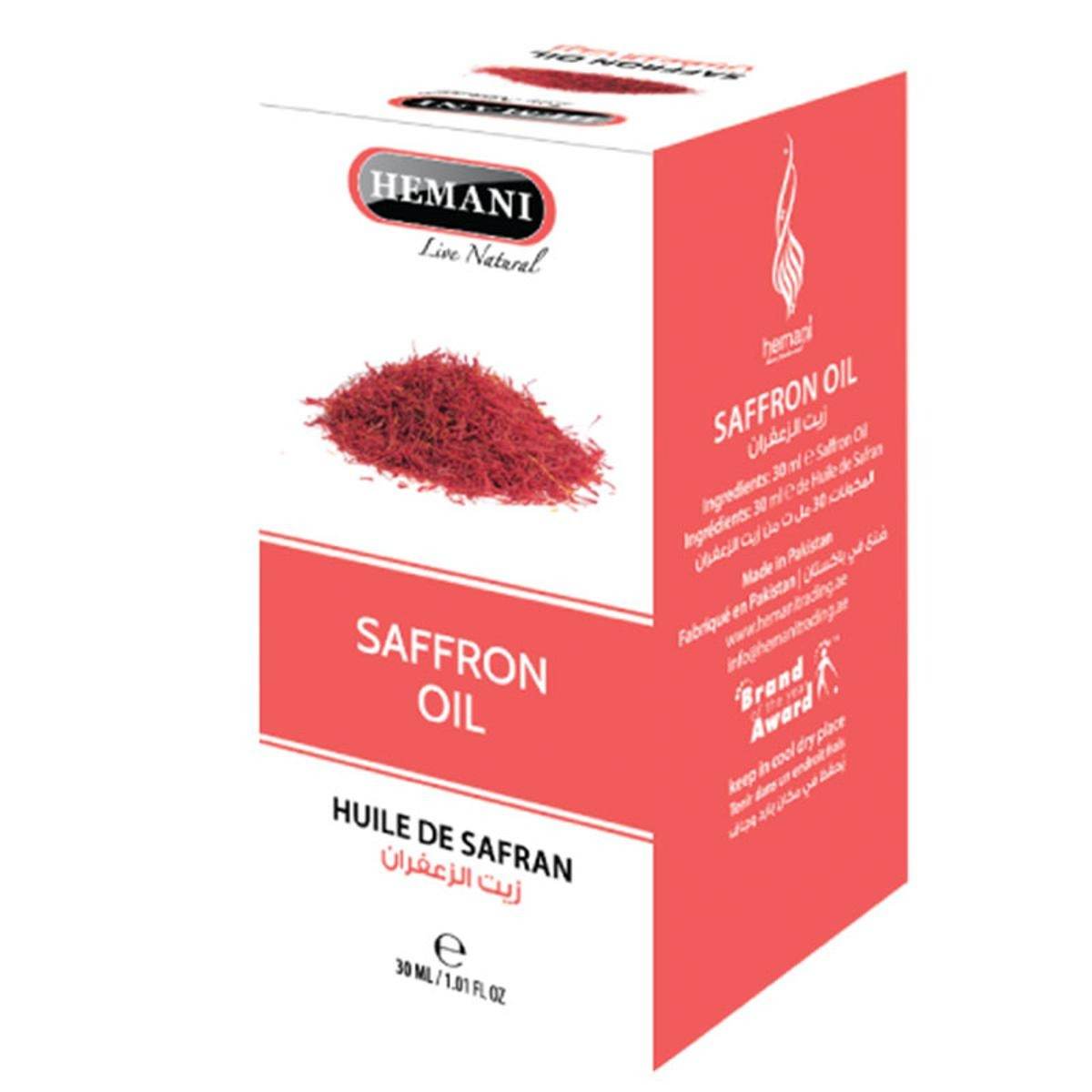 Hemani Saffron Oil 30ml - YehChez.pk