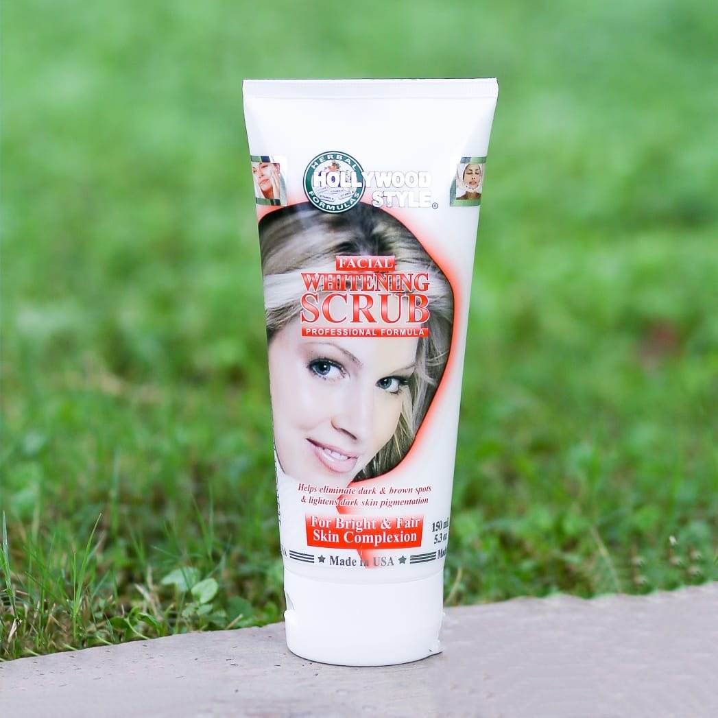 HollyWood Style Facial Whitening Scrub 150ml - YehChez.pk
