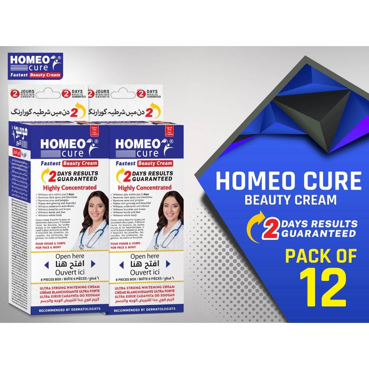 Homeo Cure Beauty Cream (Pack of 12) - YehChez.pk