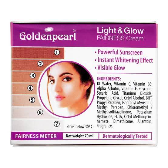 Golden Pearl Light & Glow Fairness Cream 70ml - YehChez.pk