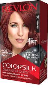 Revlon Colorsilk permanent hair color, shade 35, 40 ml box, ammonia-free