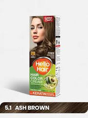 5.1 Hello Hair Color Ash Brown 100g