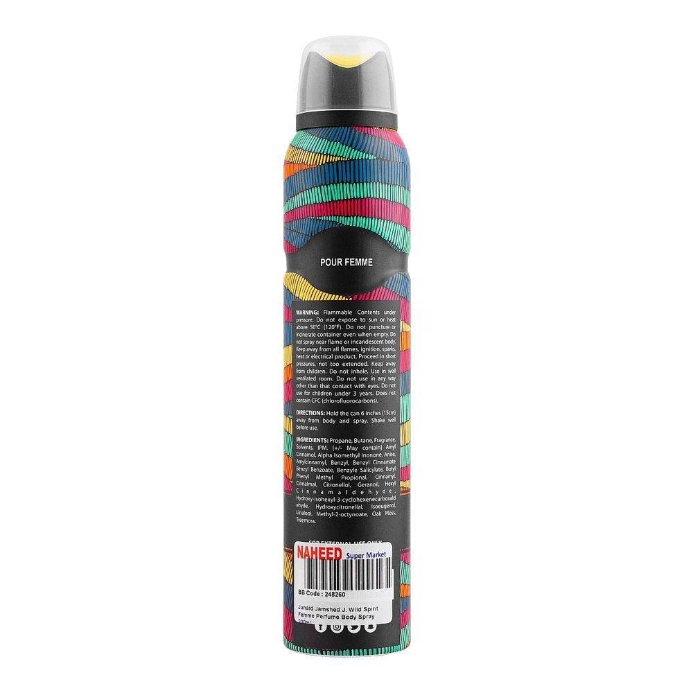 J. Body Spray Wild Spirit 200ml - YehChez.pk