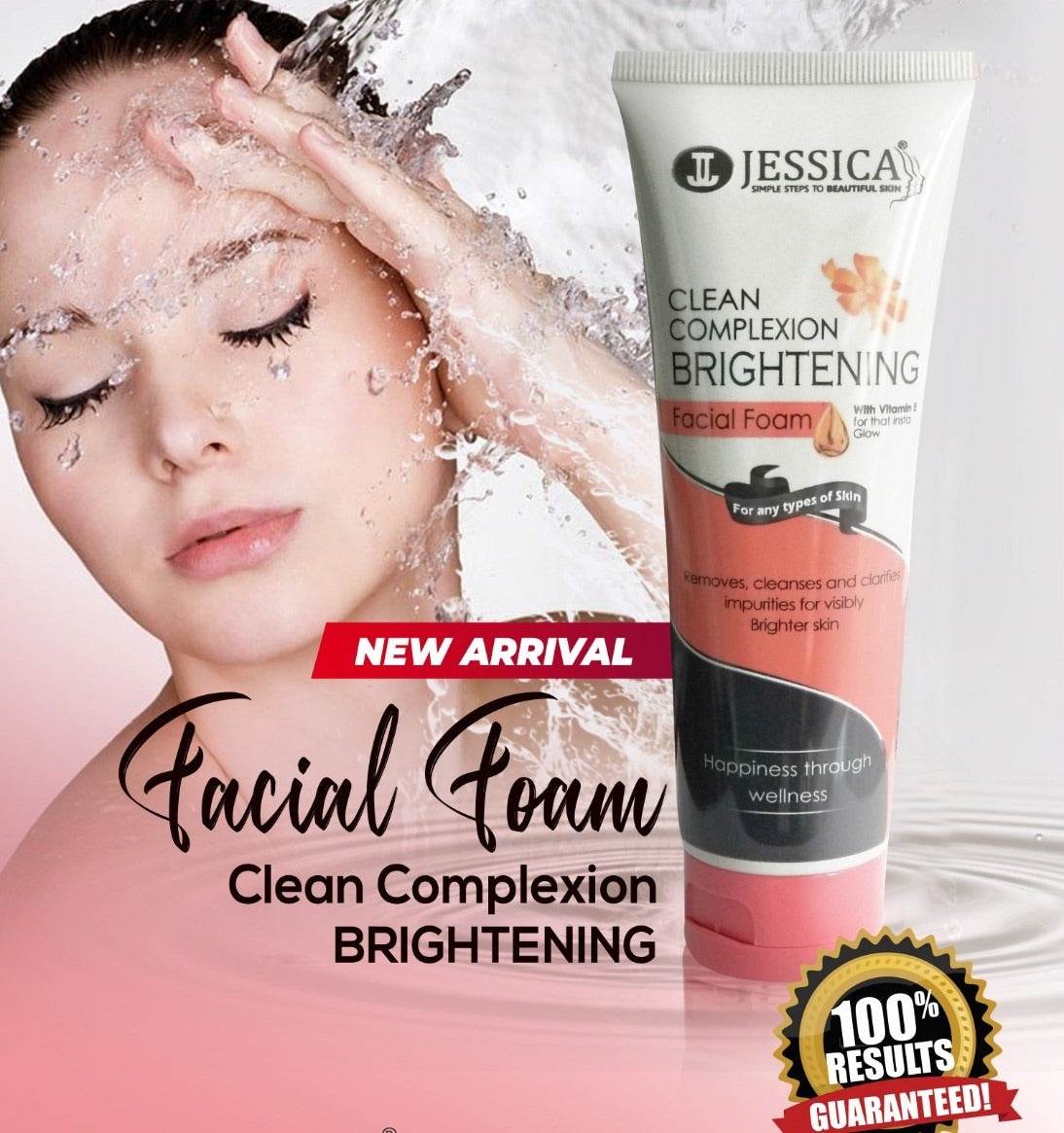 Jessica Face Wash CLean Complexion Facial Foam 125ml - YehChez.pk