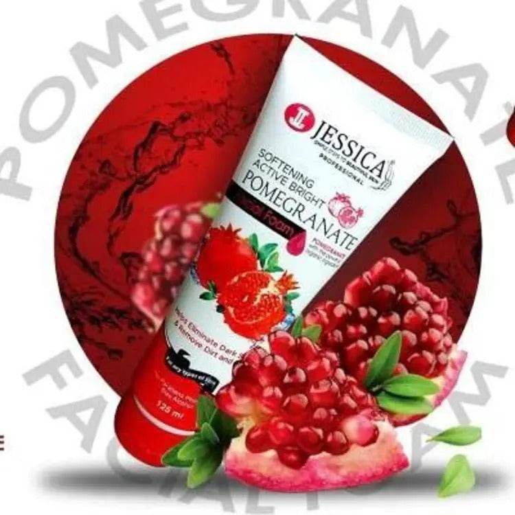 Jessica Face Wash Pomegranate Facial Foam 125ml - YehChez.pk