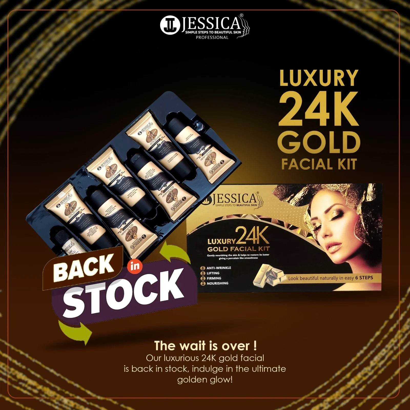 Jessica Gold Facial Kit 6 Steps - YehChez.pk