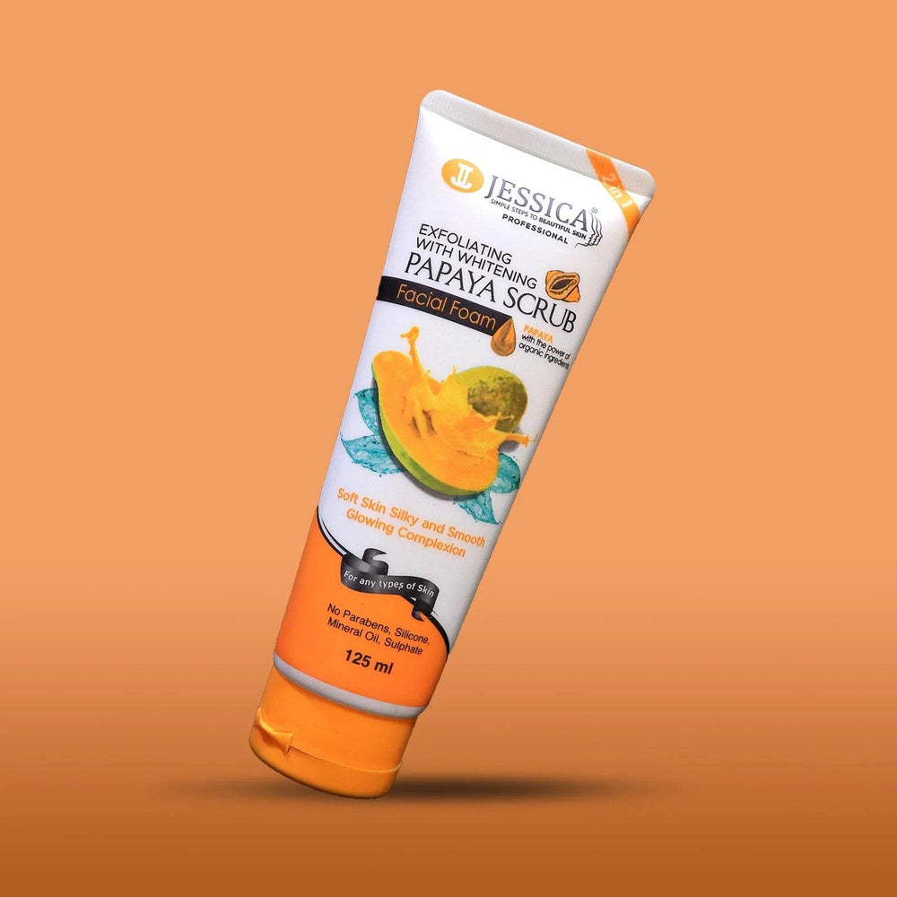 Jessica Papaya Scrub Facial Foam 125ml - YehChez.pk