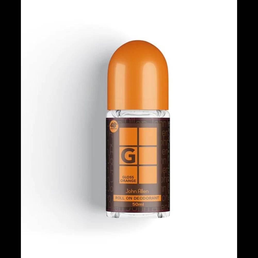 John Allen Gloss Orange Roll on 50ml - YehChez.pk