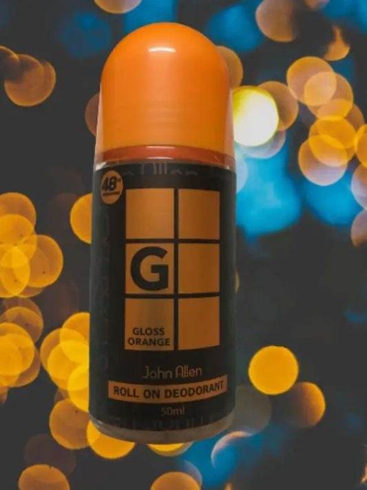 John Allen Gloss Orange Roll on 50ml - YehChez.pk