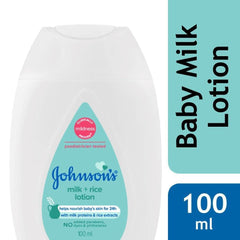 Johnson's Baby Lotion Milk Plus Rice 100ml - YehChez.pk