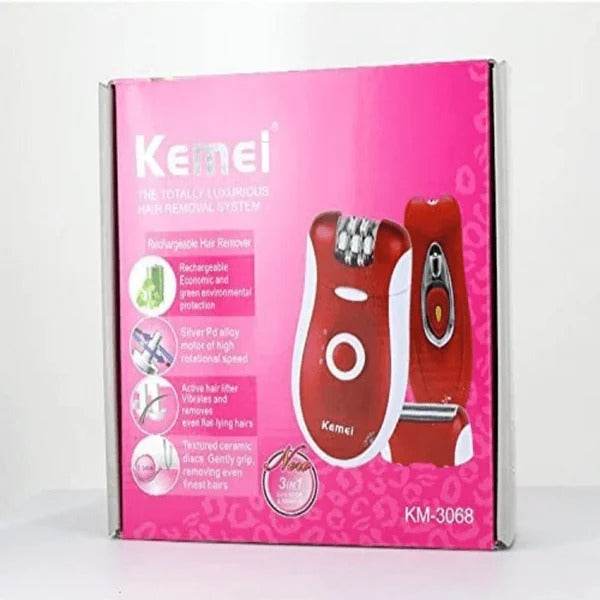 Kemai Epilator & Lady Shaver 3 in 1 KM-3068 - YehChez.pk