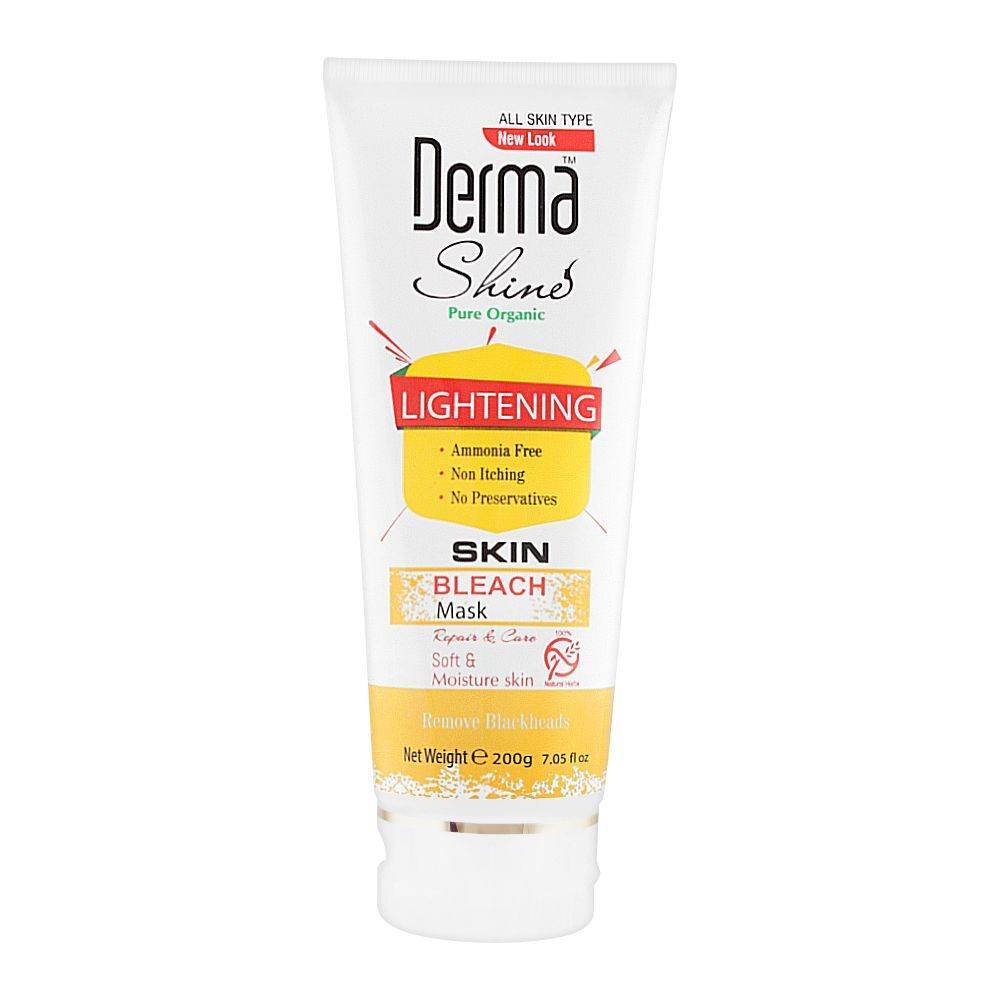 Derma Shine Lightening Skin Bleach Mask (200gm) - YehChez.pk