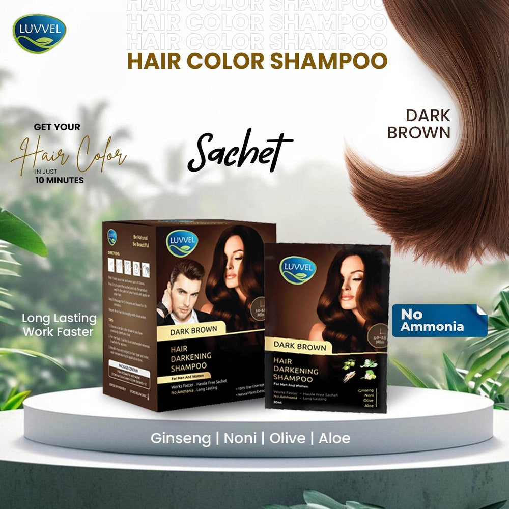 Luvvel Dark Brown Sachet (01 Pcs) - YehChez.pk