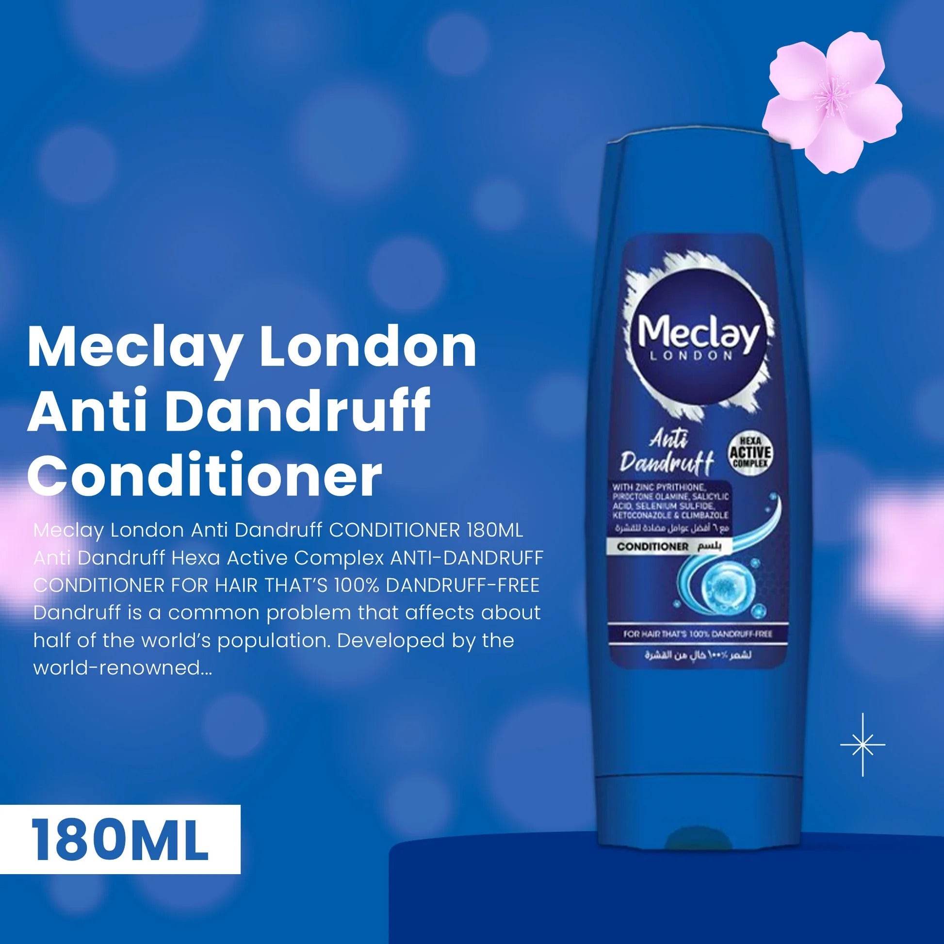 Meclay Conditioner Anti Dandruff 180ml - YehChez.pk