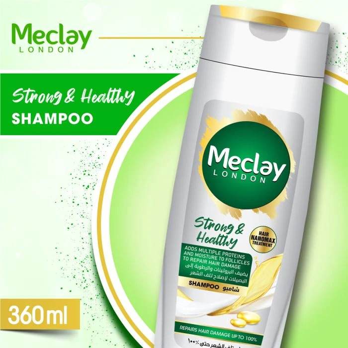 Meclay London Strong & Healthy Shampoo 360ml - YehChez.pk