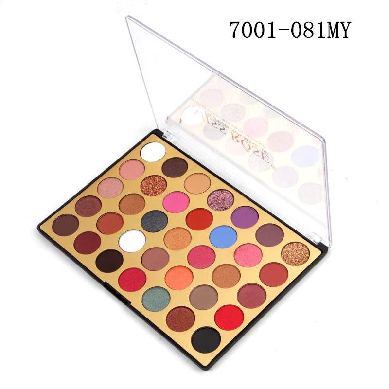 Miss Rose 35 Color High Gloss & Matte EyeShadow 081 - YehChez.pk