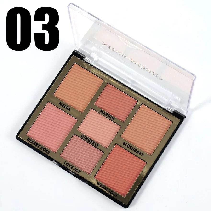 Miss Rose Face Paletter 7 Colors - YehChez.pk