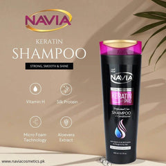 Navia Shampoo Strong Smooth & Shine Keratin Pro 400ml - YehChez.pk