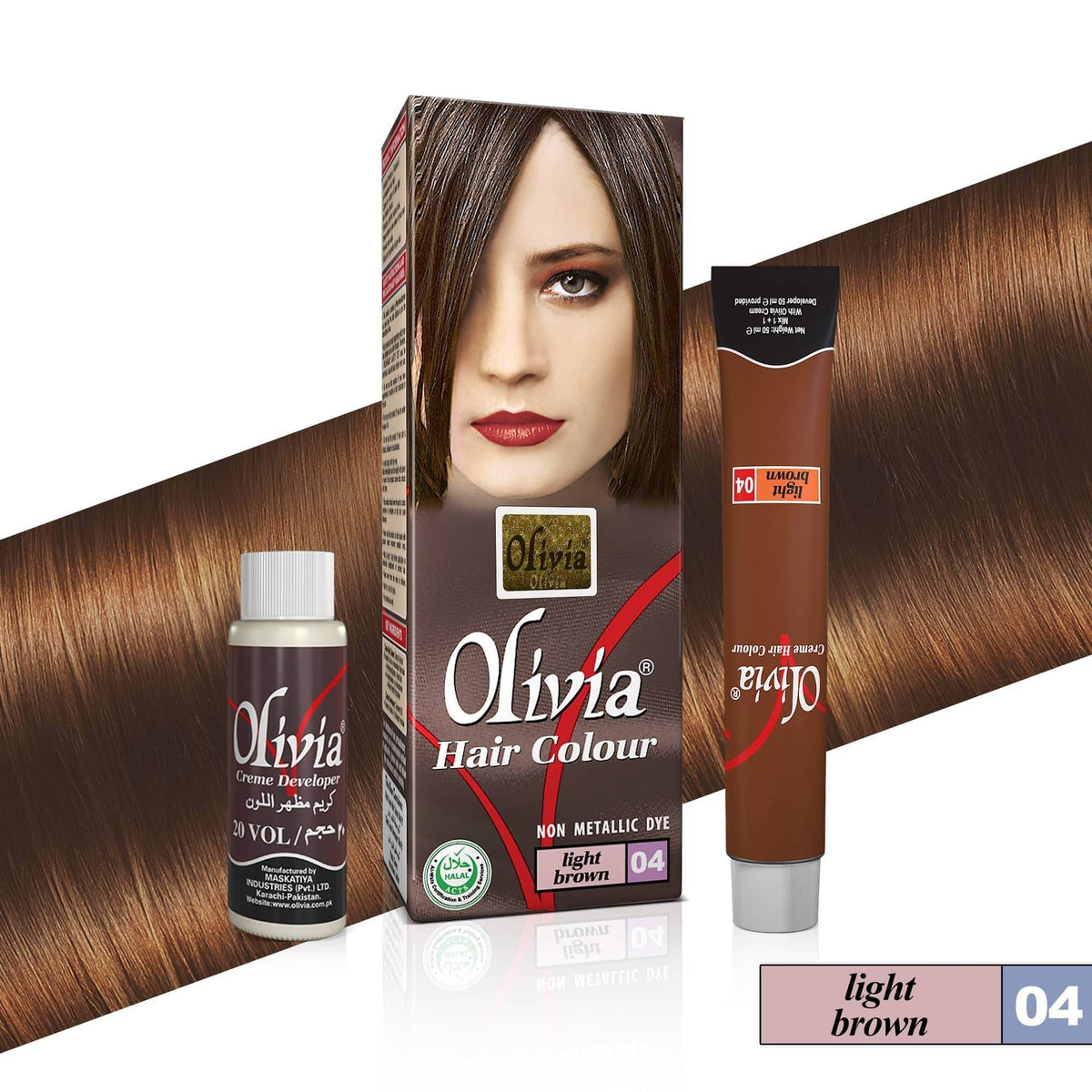 Olivia Color Light Brown 04 - YehChez.pk