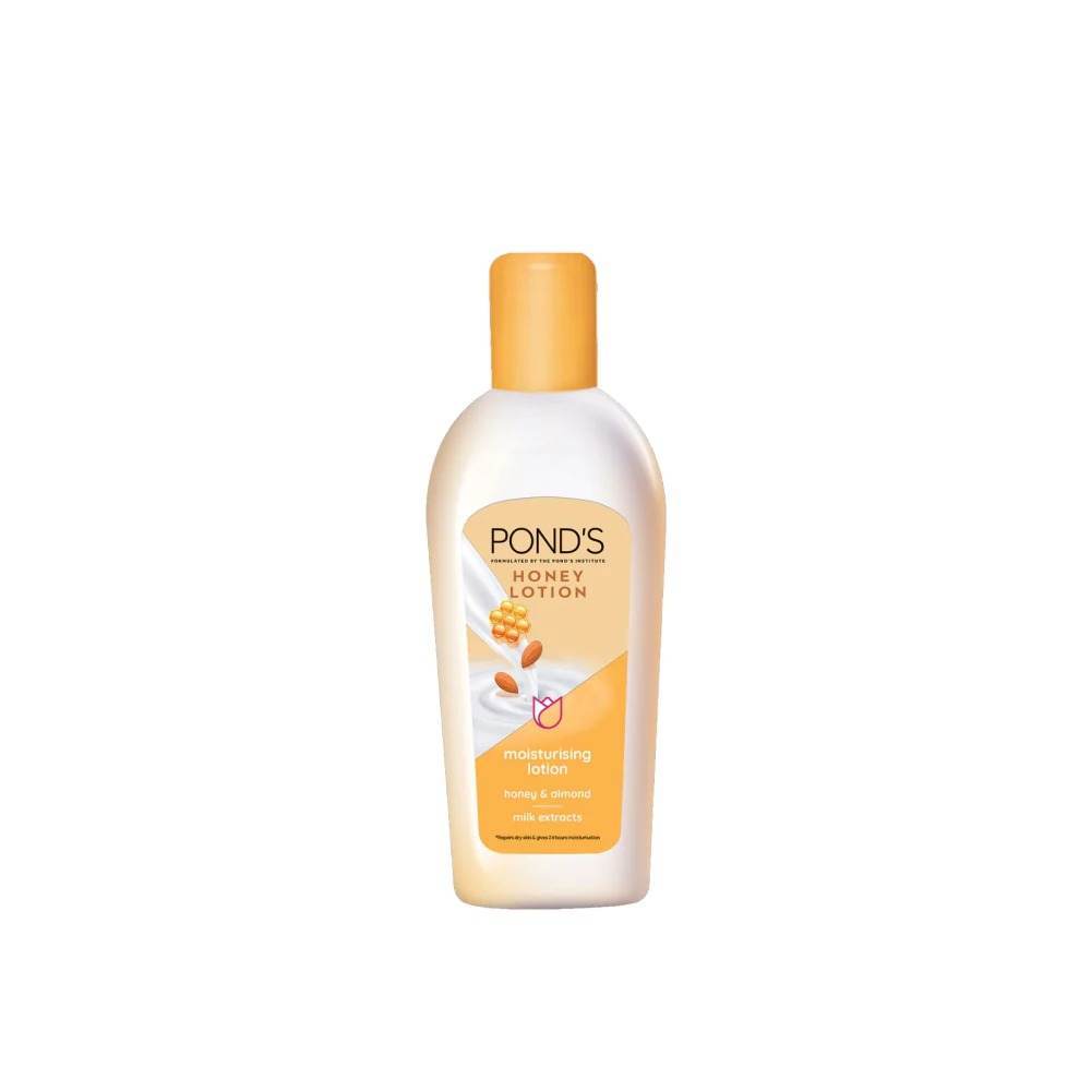POND'S Honey Lotion 65 ml bottle with orange cap, centered studio view