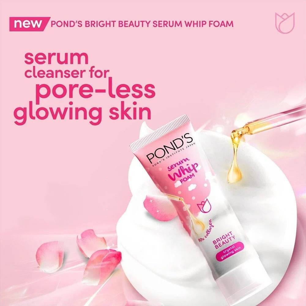 Ponds Serum Whip Foam Bright Beauty 100ml - YehChez.pk