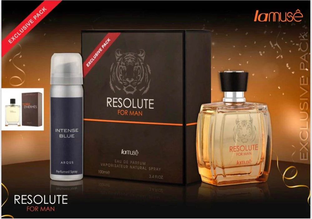 Resolute Perfume 100ml+50ml Deo Homme - YehChez.pk