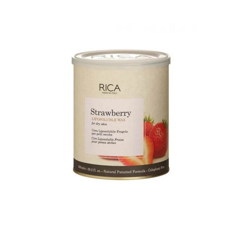 Rica Wax 800ml Strawberry Liposoluble For Dry Skin - YehChez.pk