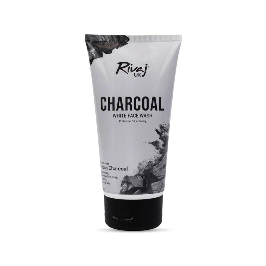 Rivaj Face Wash Charcoal White Face Wash 100ml - YehChez.pk