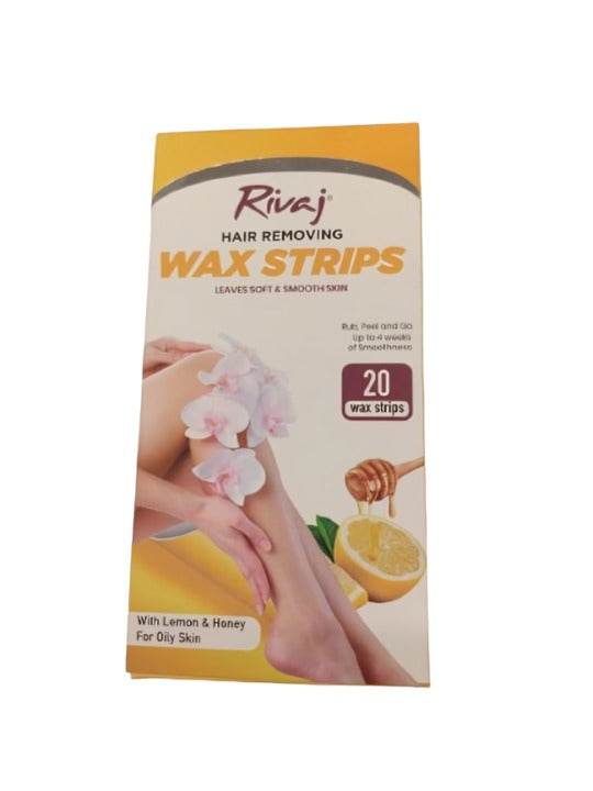 Rivaj Wax Strips Lemon 20Pcs - YehChez.pk