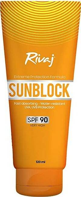 Rivaj Sunblock SPF90 120ml - YehChez.pk