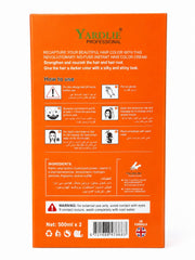 Yardley Papaya Shampoo back label, Natural Black, usage and ingredient info