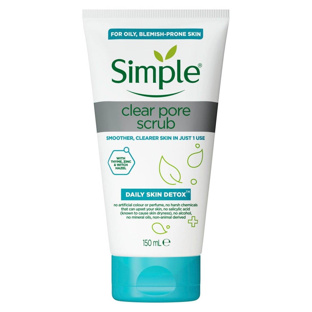 Simple Clear Pore Scrub 150ml - YehChez.pk